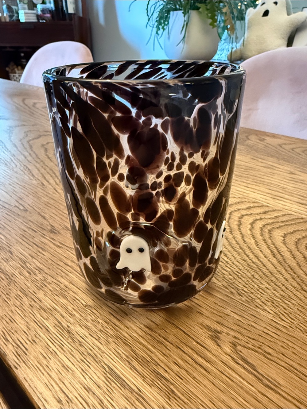 Anthropologie Mystic Icon Juice Glass - Ghost
